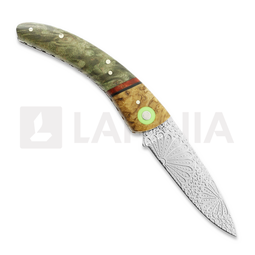 Nieto Special Artesanal sulankstomas peilis, Stabilized Maple ART039