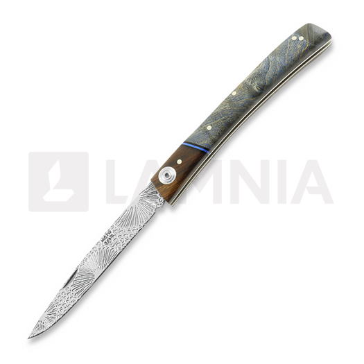 Coltello pieghevole Nieto Stiletto Artesanal, Stabilized Maple Handle ART022