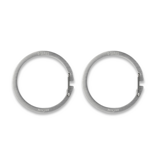 Nite Ize O-Series Gated Key Ring, 2 Pack