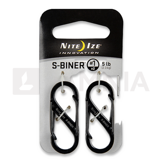 Nite Ize S-Biner #1, чорний