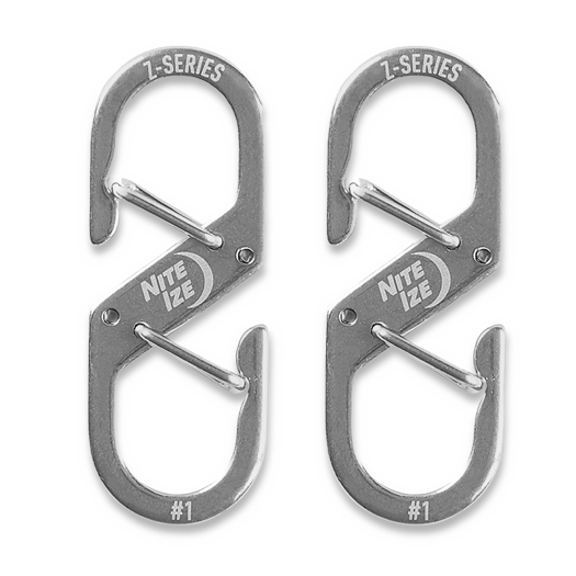 Nite Ize Z-Series Dual Carabiner #1, 2 Pack