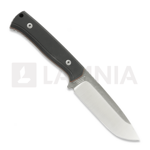 Coltello NN Knives Adventurer II, Black Richlite, Kydex Sheath