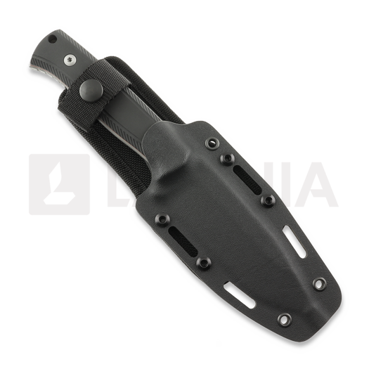 NN Knives Adventurer II kniv, Black Richlite, Kydex Sheath