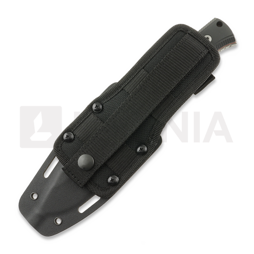 NN Knives Adventurer II kniv, Black Richlite, Kydex Sheath