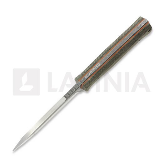 NN Knives Adventurer II kniv, Green Micarta, Kydex Sheath