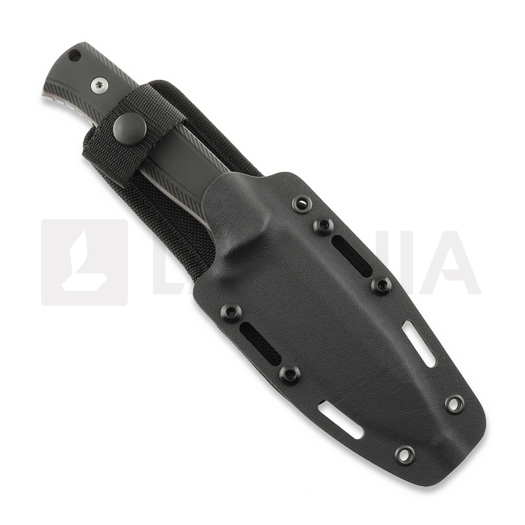 NN Knives Adventurer II NC Milled peilis, Black Richlite, Kydex Sheath
