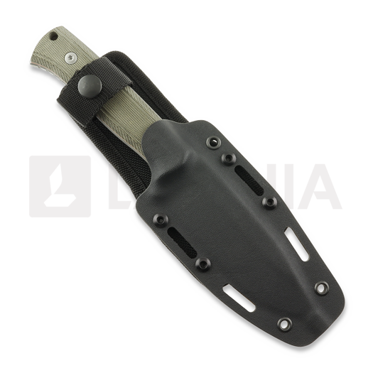 NN Knives Adventurer II NC Milled kniv, Green Micarta, Kydex Sheath