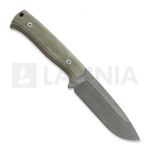 NN Knives Adventurer II NC Milled kniv, Green Micarta, Leather Sheath