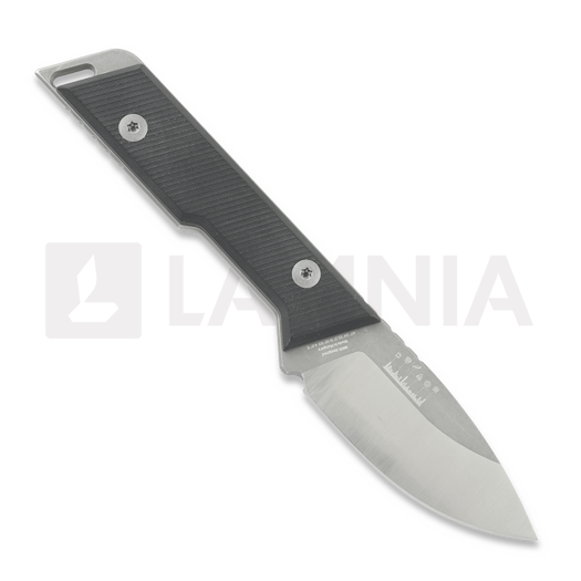 Coltello NN Knives Proto City Drop Point, Black G-10