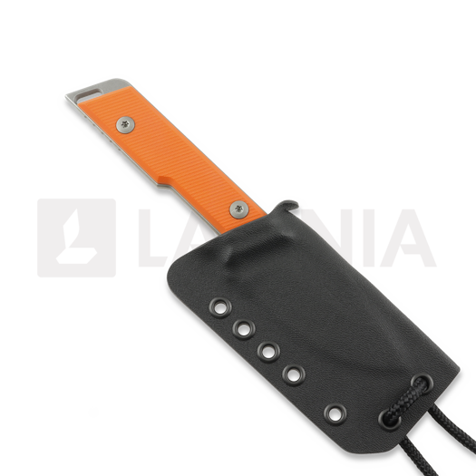 Coltello NN Knives Proto City Drop Point, Orange G-10