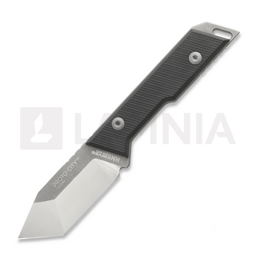 Cuțit NN Knives Proto City Tanto, Black G-10