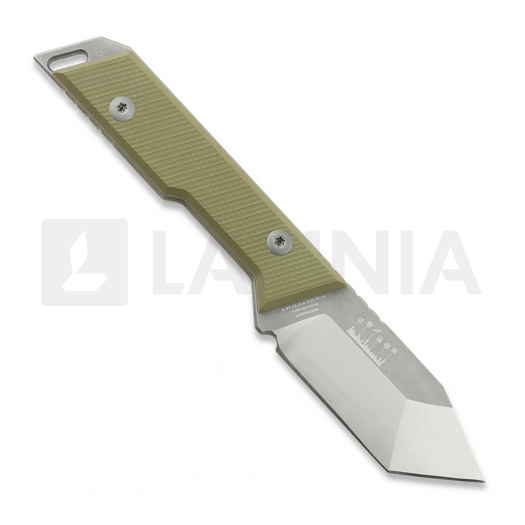 NN Knives Proto City Tanto peilis, OD Green G-10