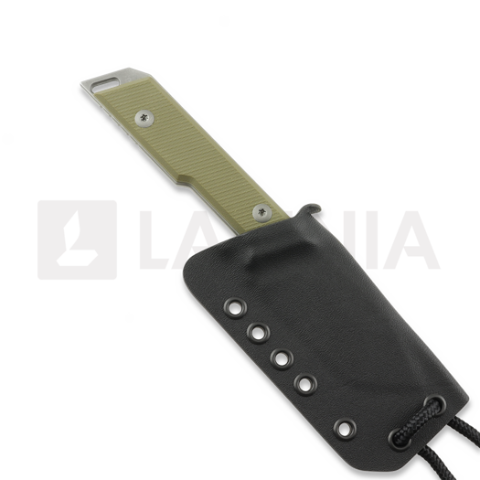 NN Knives Proto City Tanto peilis, OD Green G-10