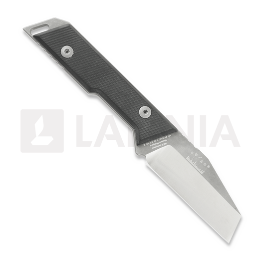 Coltello NN Knives Proto City Wharncliffe, Black G-10