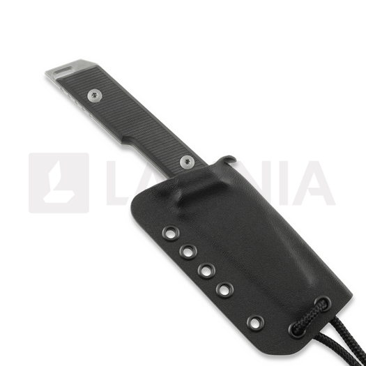 NN Knives Proto City Wharncliffe kniv, Black G-10