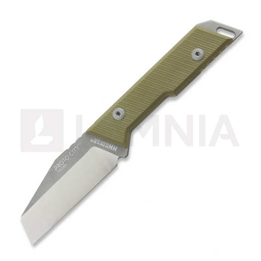 Ніж NN Knives Proto City Wharncliffe, OD Green G-10