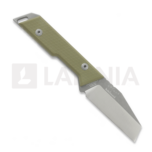 NN Knives Proto City Wharncliffe peilis, OD Green G-10