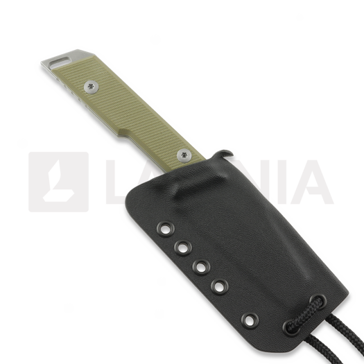 NN Knives Proto City Wharncliffe kniv, OD Green G-10
