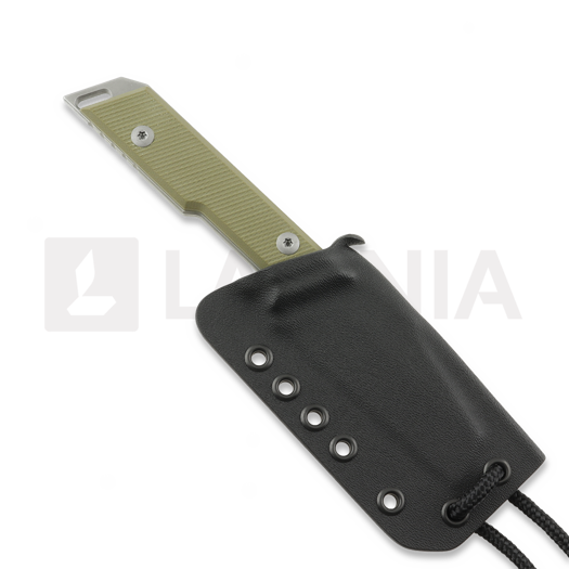 NN Knives Proto City Wharncliffe peilis, OD Green G-10