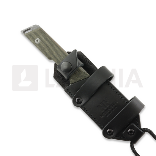 NN Knives Proto Wild Drop Point NC Milled kniv, Green Micarta