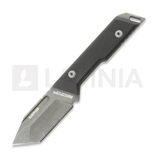 NN Knives Proto Wild Tanto NC Milled nož, Black Richlite