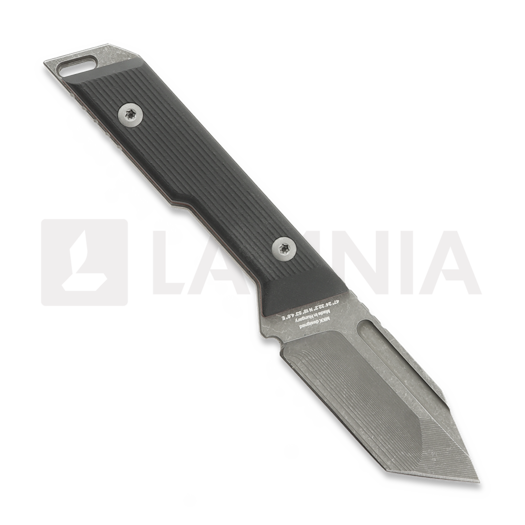NN Knives Proto Wild Tanto NC Milled peilis, Black Richlite