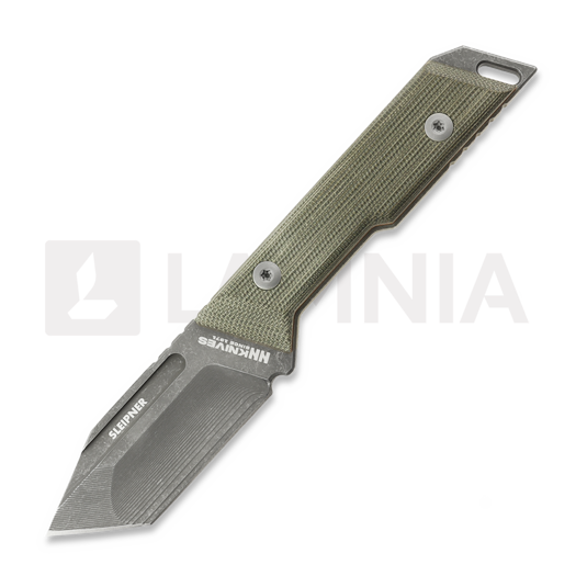 NN Knives Proto Wild Tanto NC Milled peilis, Green Micarta