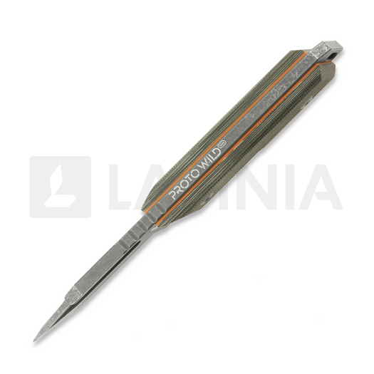 NN Knives Proto Wild Tanto NC Milled kniv, Green Micarta