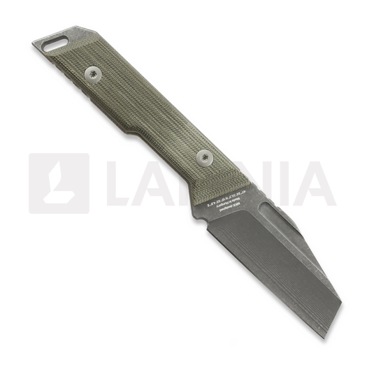 NN Knives Proto Wild Wharncliffe NC Milled kniv, Green Micarta