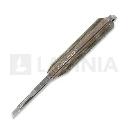 NN Knives Proto Wild Wharncliffe NC Milled kniv, Green Micarta