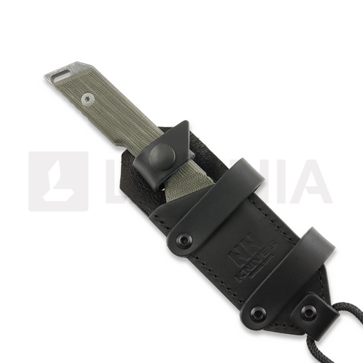 NN Knives Proto Wild Wharncliffe NC Milled kniv, Green Micarta