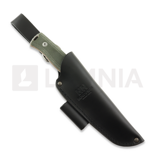 NN Knives Raven III kniv, Green Micarta