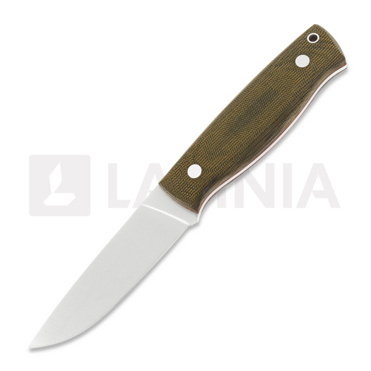 Nordic Knife Design Forester 100 knife, elmax, green micarta