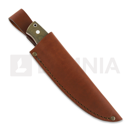 Nordic Knife Design Forester 100 刀, elmax, green micarta