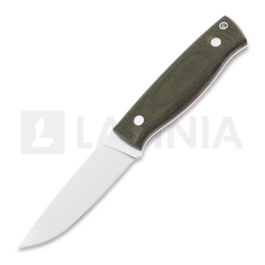 Nóż Nordic Knife Design Forester 100, elmax, green micarta, left-handed