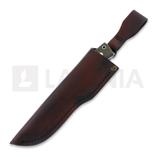 Nordic Knife Design Forester 100 kniv, elmax, green micarta, left-handed