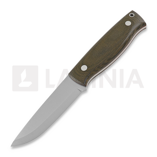 Nordic Knife Design Forester 100 סכין, N690, green micarta
