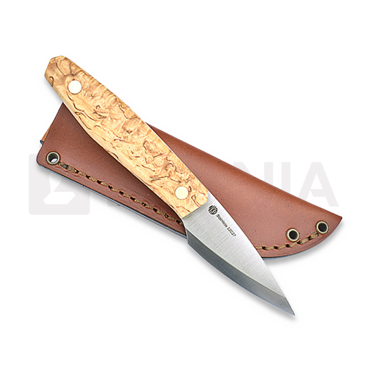 Nazis Nordic Knife Design Kiridashi, curly birch