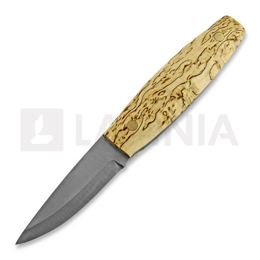 Nordic Knife Design Korpi 85 Messer, curly birch