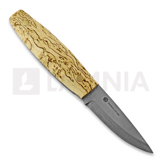 Nordic Knife Design Korpi 85 סכין, curly birch