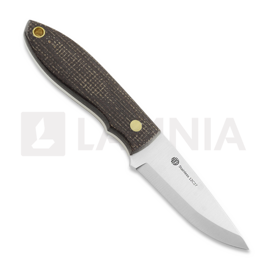 Nordic Knife Design Lizard 75 knife, bison, scandi