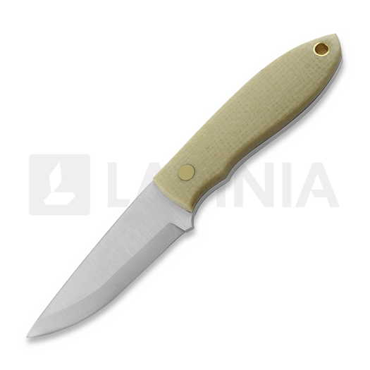 Nordic Knife Design Lizard 76 scandi, ECRU
