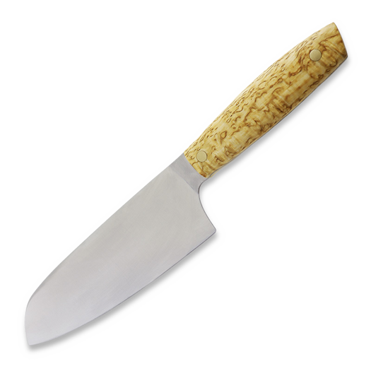 Nordic Knife Design Santoku 165 chef´s knife, curly birch