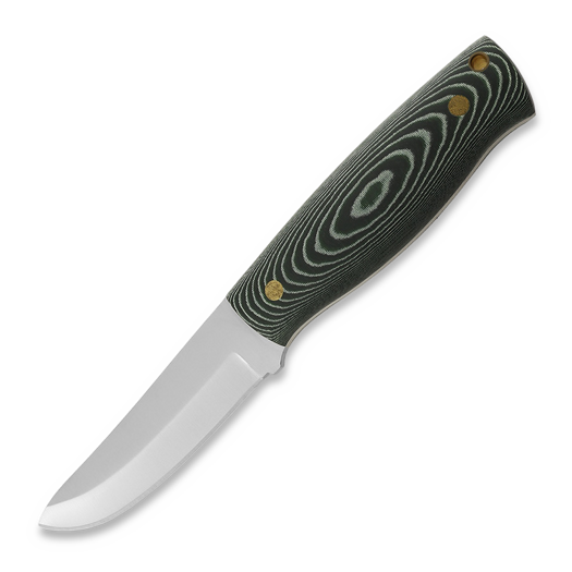 Nordic Knife Design Visent 100 칼, green micarta