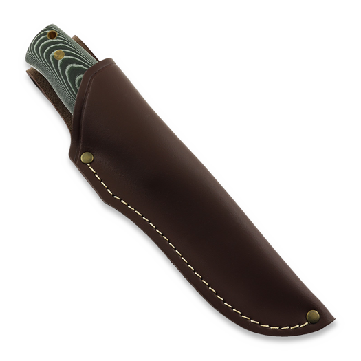 Nordic Knife Design Visent 100 puukko, green micarta