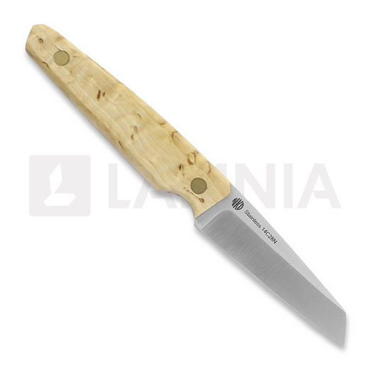 Nordic Knife Design Wharncliffe 80 Curly birch