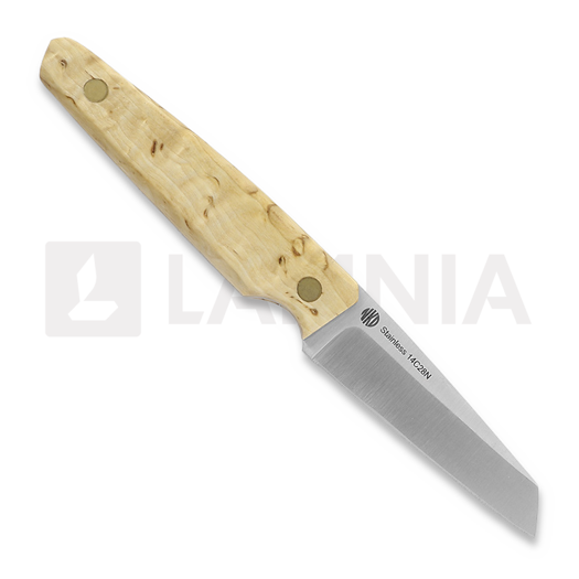 Nordic Knife Design Wharncliffe 80 Curly birch