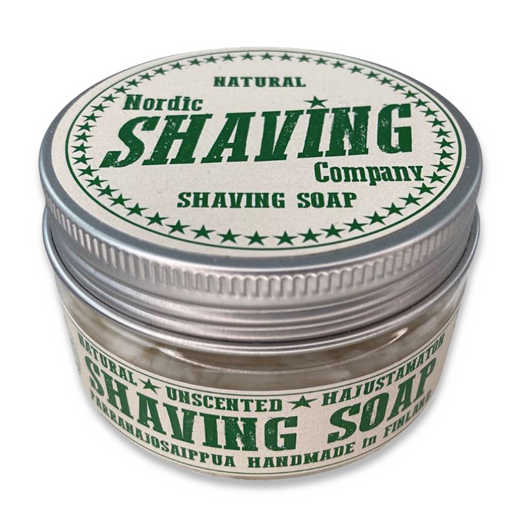 Nordic Shaving Company Parranajosaippua natural hajusteeton 80g
