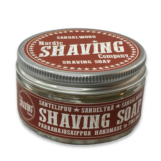 Nordic Shaving Company Parranajosaippua santelipuu 80g