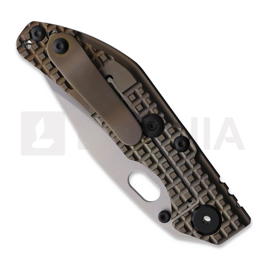 Coltello pieghevole North Mountain Blade BBNM - SLD-Magic Bowie - Titanium Sculpted, Champagne